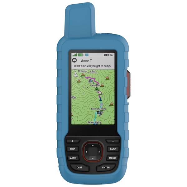 Fodral i Silikon för Garmin GPSMAP 66i 67i Blå