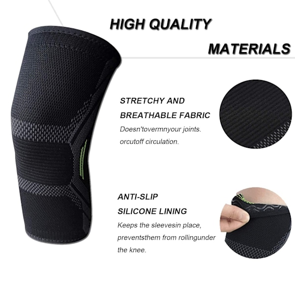 Nylon Sports Polvituet 1 pari Ruohon väri S