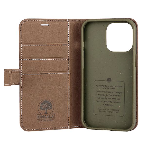 Mobilfodral Eco Brun - iPhone 13 Pro
