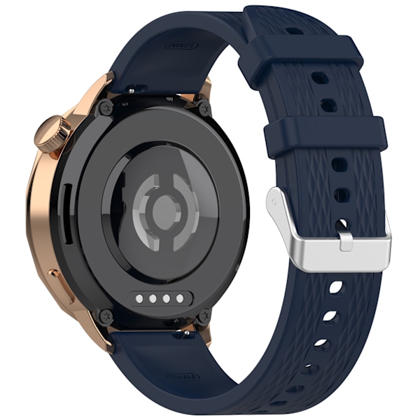 Stilfuld silikonerem til OPPO Watch X2 Mini (18mm) Blå