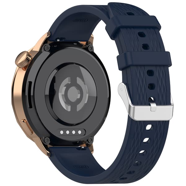 Stilfuld silikonerem til OPPO Watch X2 Mini (18mm) Blue Blue