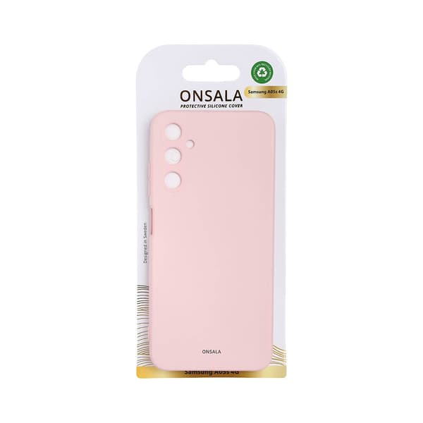 Mobilskal med Silikonkänsla Chalk Pink - Samsung A05s 4G
