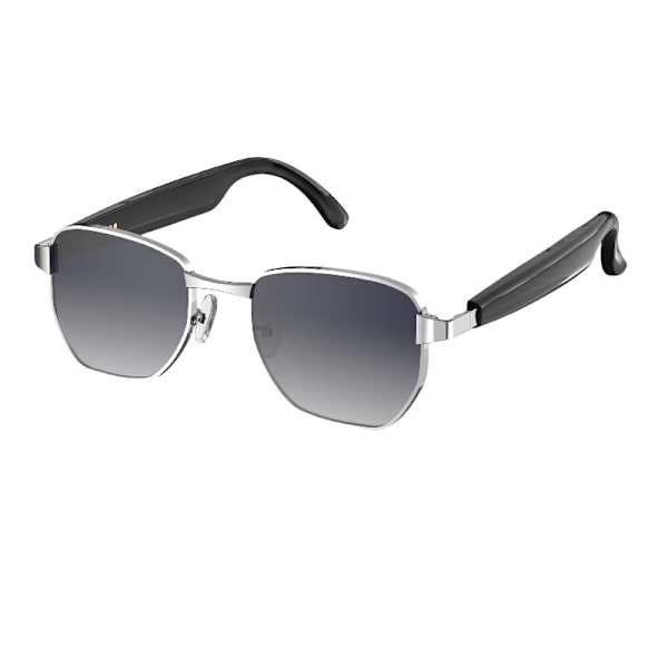 Smarte Bluetooth-briller - Audio- og visuel oplevelse Silver Silver