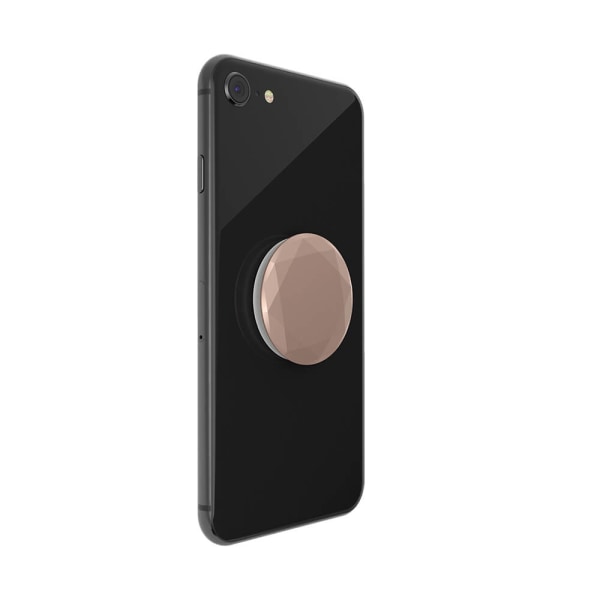 POPSOCKETS Metallic Diamond Rose Gold Avtagbart Grip med Ställfunktion Premium