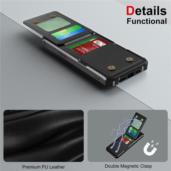 Pung-etui til iPhone 14 - Sort iPhone 14ProMax