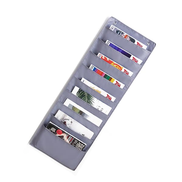 Oxford Book Storage Hængende Organizer, 9 Niveauer Grey Grey
