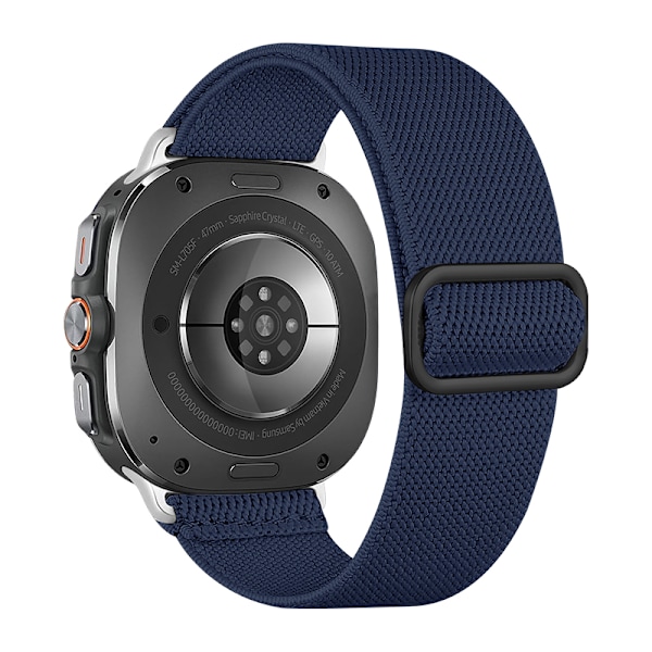 Samsung Watch 7 Ultra Elastisk nylonrem Blå