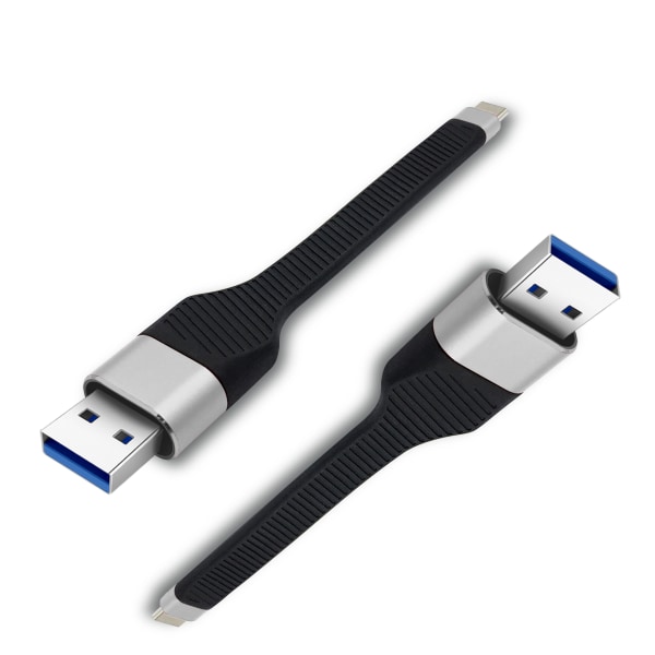 Lyhyt USB-C - USB-kaapeli 15 W 5 Gbps (13,7 cm)