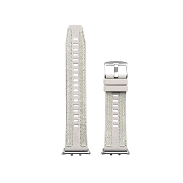 Vävd silikonklockarmband för Honor Watch 5 Beige