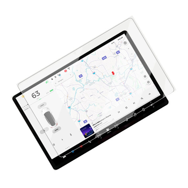 Tesla Model Y 15" HD-skärmskydd i härdat glas med förpackning (1-pack)