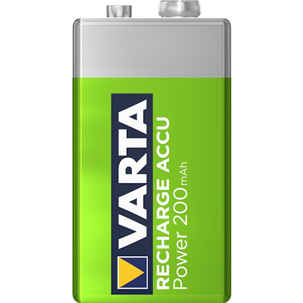 9 V Block/6HR61 (56722) laddningsbart batteri - 200 mAh, 1 st. i blister