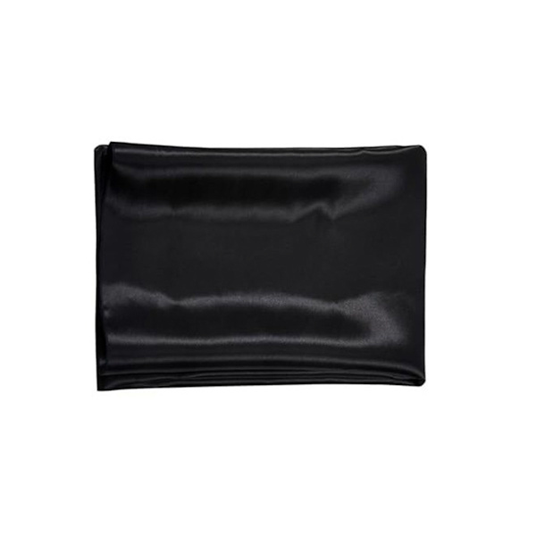 Elegant Polyester Satin Dug til Fester, Bryllupper og Begivenheder Black Black