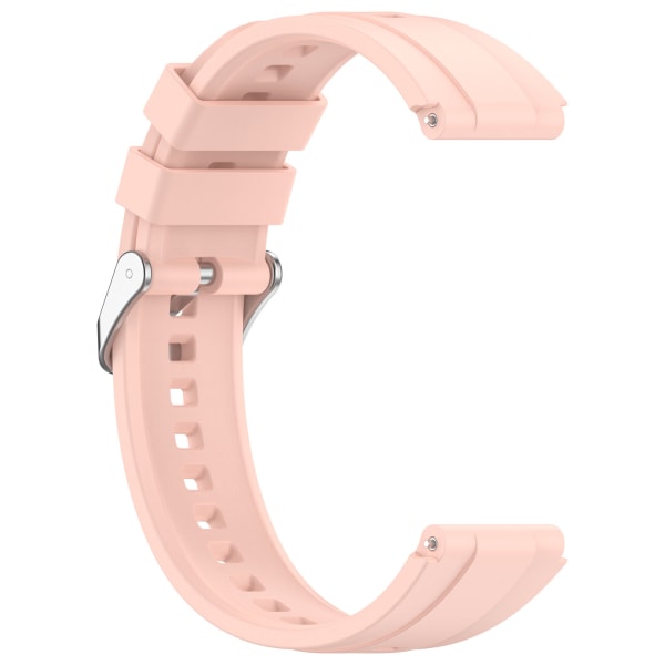 Silikone urremme til 18 mm Huawei GT4 46 mm/GT Runner/GT3 SE Lyserød