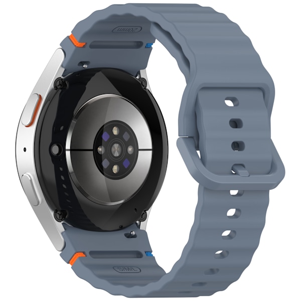 Samsung Watch 7 Wave Pattern Silikon Armband Blå