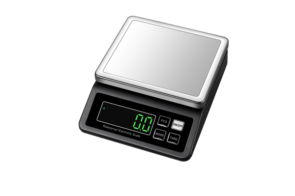 Elektroninen digitaalinen vaaka Black 10kg/1g Black