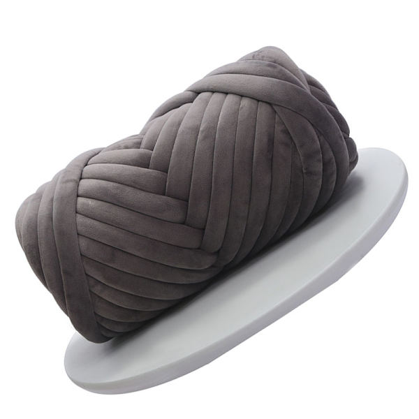 DIY Velvet Chenille garn Grå
