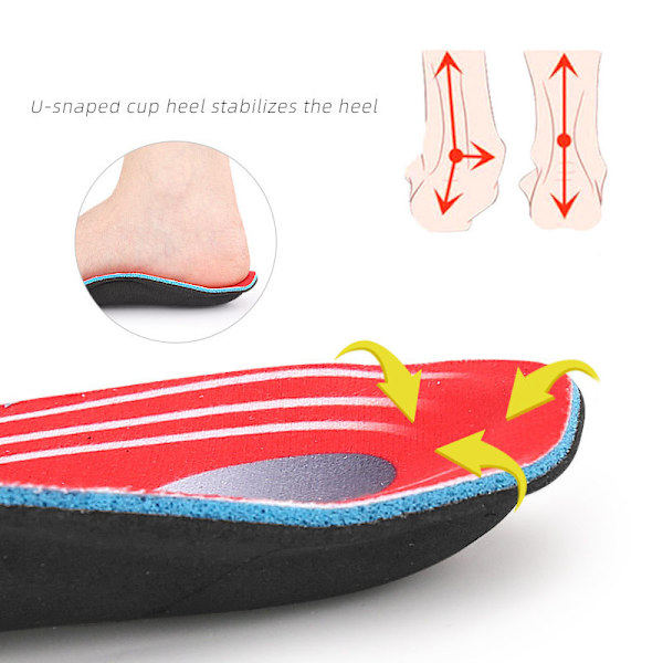 Arch Support innersulor för platta fötter M
