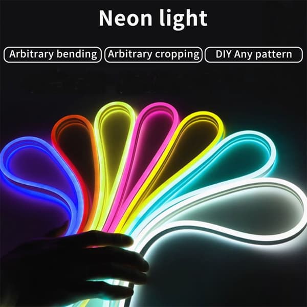 USB 5V Touch-Control Flexibel LED-neonremsa PVC+LED Vattentät P67 Dimbar 1/3M valfri 1m 1m