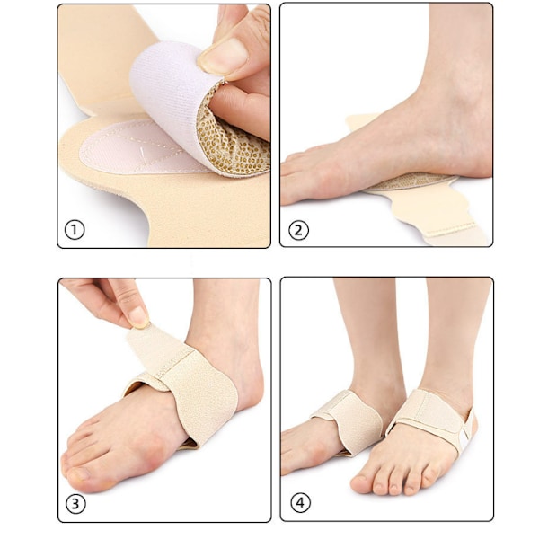 Arch Support innersulor för platta fötter Beige