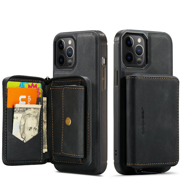 Magneettinen puhelinkotelo korttitelineellä iPhone 15:lle iPhone 15 Pro Max
