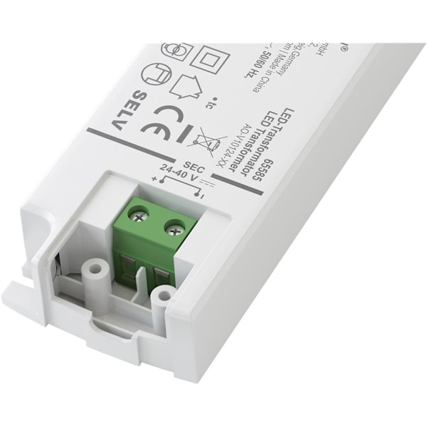 LED-konstantströmtransformator 500 mA, 20 W, superplatt