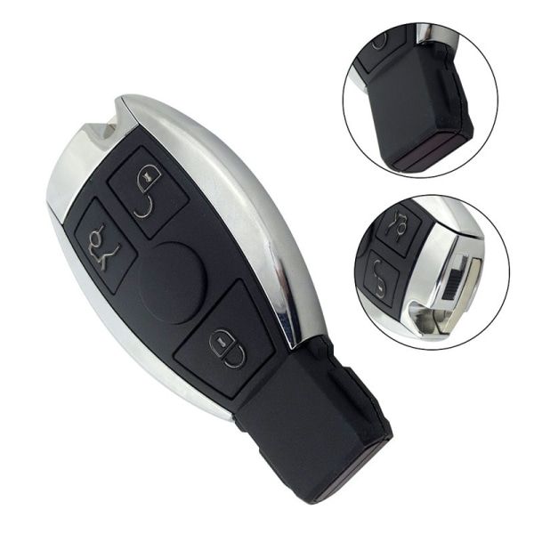 INF Nyckelskal med 3 knappar för Mercedes-Benz bilnyckel