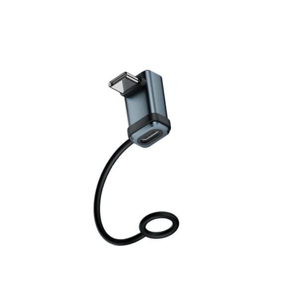 240W USB-C Han til Han 3D Vinkeladapter - 120Gbps Dataoverførsel (2-pak) - Kompatibel med APPLE, Samsung, Huawei Blue Blue