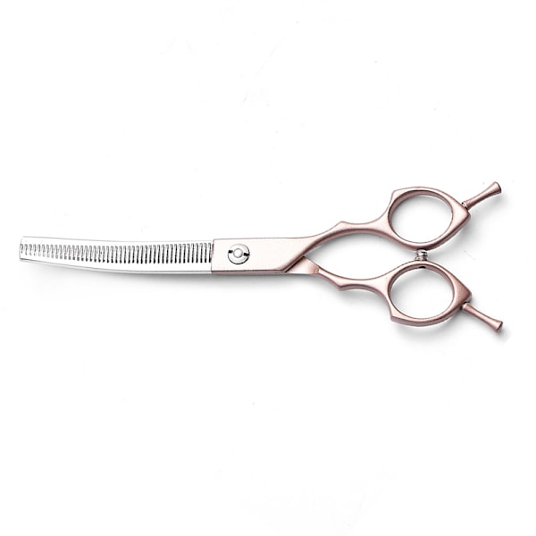Buet kæledyrsaks, 6,5 tommer, sølv Bent fish bone scissors