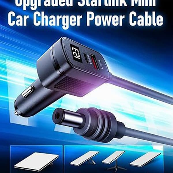 Mini Starlink 12V-24V tupakansytytinsovitin autoon