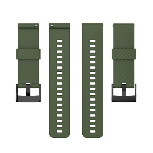 INF Suunto 7/9/9 Baro / D5 armbånd silikone Militærgrøn
