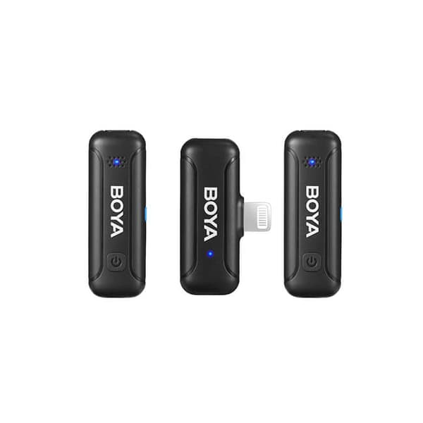 Trådlös 2,4 GHz Mikrofon x2 BY-WM3T-D2 Lightning