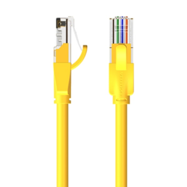 Nätverkskabel UTP CAT6 Vention IBEYF RJ45 Ethernet 1000Mbps 1m Gul