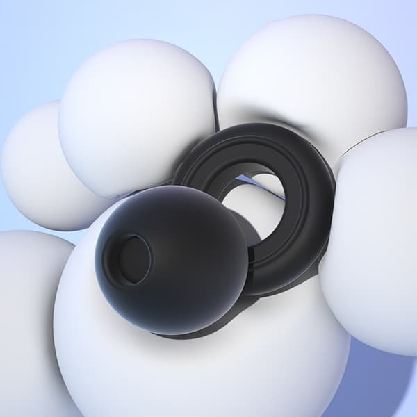Brusreducerande öronproppar med fodral White White