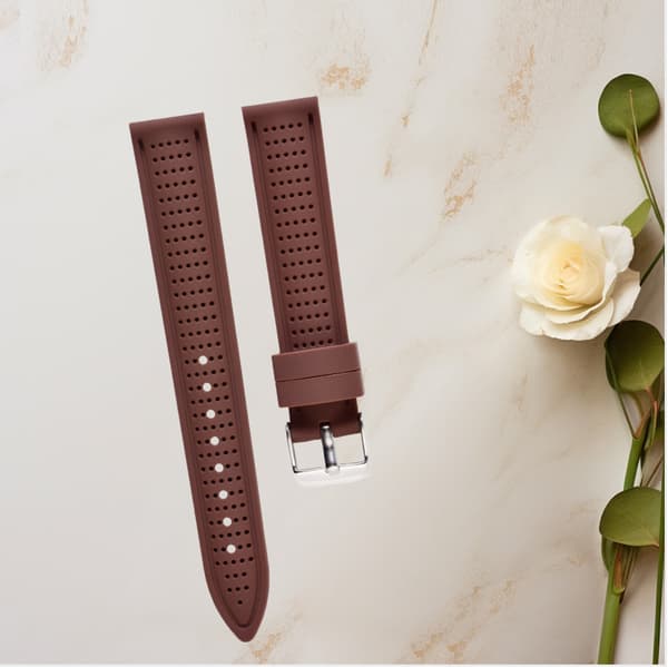 Silikonerem til Huawei GT3/Watch 4 Brown 22 mm Brown 22 mm
