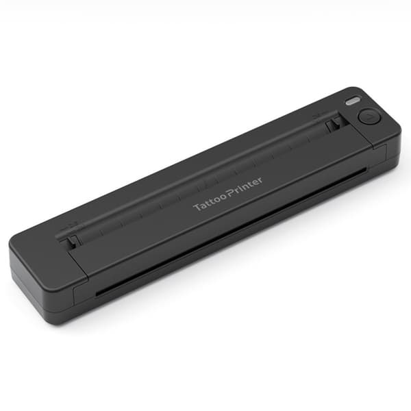 A4 termisk tatueringsskrivare med Bluetooth, 2000 mAh batteri, portabel ABS-design för schabloner och dokument
