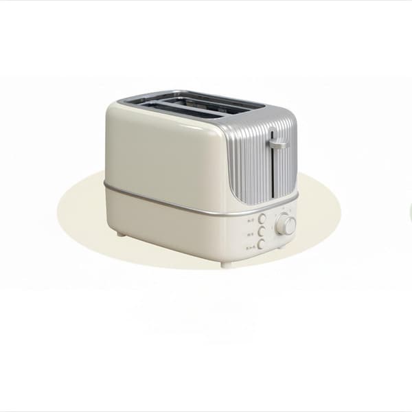 Kompakti monitoimileivänpaahdin, 3D-lämmitys, 800 w ja 2–3 viipaleen kapasiteetti Beige Beige