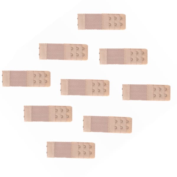 BH-Förlängare Set, 9 st BH-Bandförlängare Beige Beige