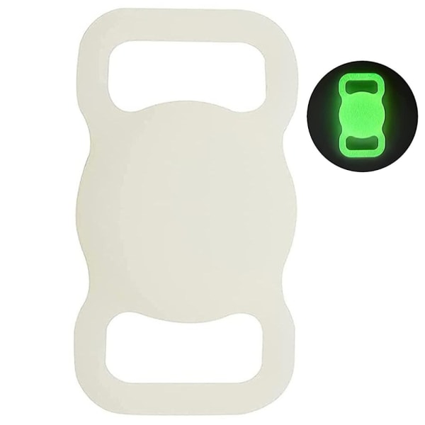 INF Apple AirTag hållare till katt/hundhalsband - Lyser i mörkret/grön