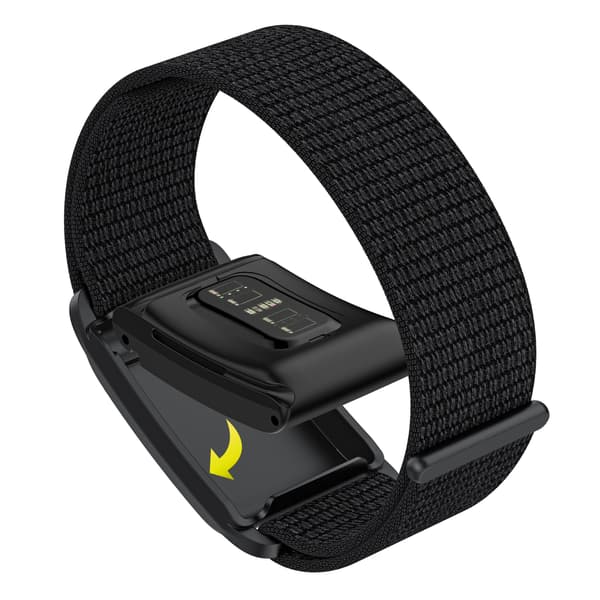 Nylon kellon ranneke - Whoop 4.0 Black Black