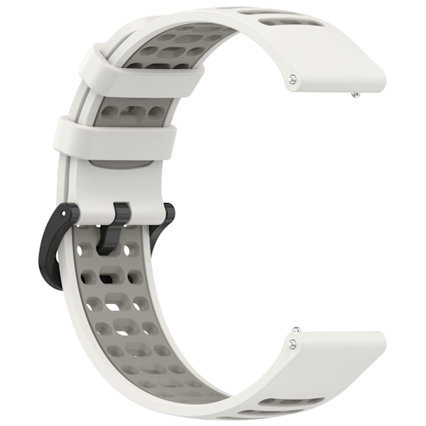 Silikone rem til Xiaomi Watch S4/Keep Watch Pilot 1 Hvid+Grå
