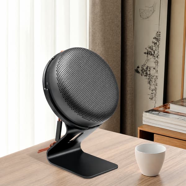 Högtalarställ kompatibelt med Beosound A1 2nd Gen och Beosound A2, med halkskydd och skyddande vaddering Silver Silver