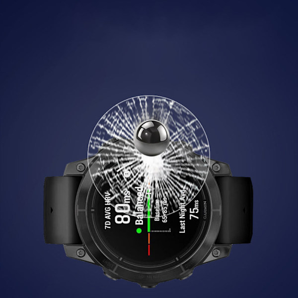 Skärmskydd i härdat glas för Smartwatch (2-pack) Garmin Epix Pro (Gen 2) 42 mm