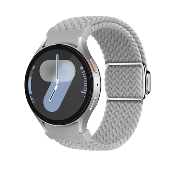 Vävda Nylon Klockarmband för Samsung Watch 7 - Grå