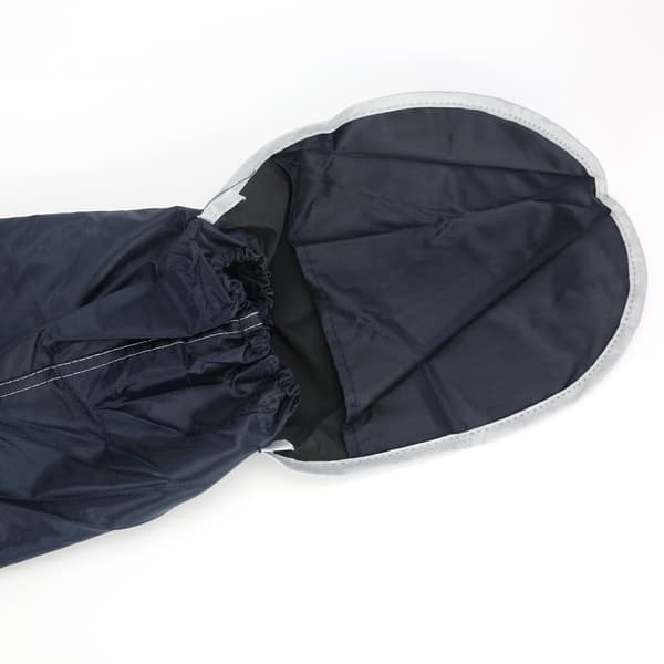 Vandtæt regnponcho med ærmer Blue Blue