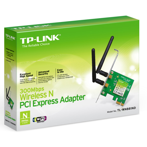 PCIExpress card  wireless net 300Mbps 802.11b/g/n antennas