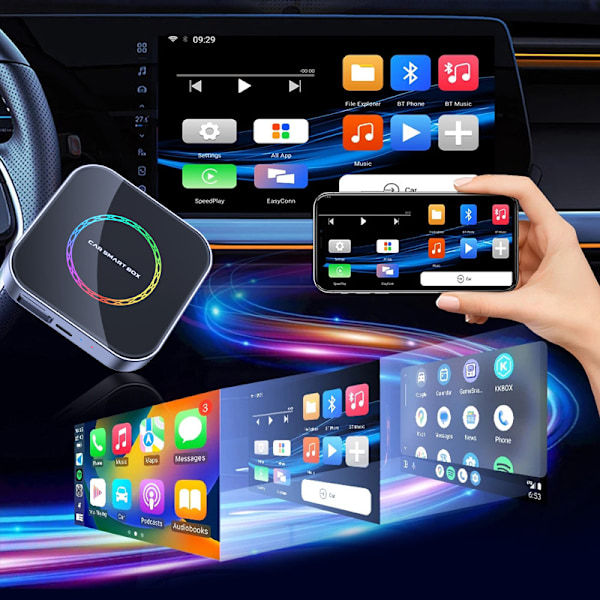AI Box Car Smart Box 4+64GB: Navigointi ja viihde