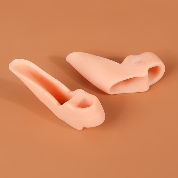 Silikoniset varvassuojat - 2 paria Beige Beige