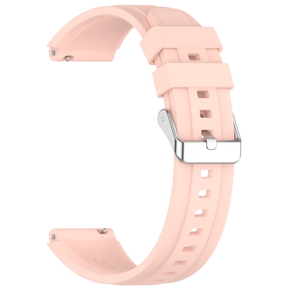Silikone urremme til 18 mm Huawei GT4 46 mm/GT Runner/GT3 SE Lyserød