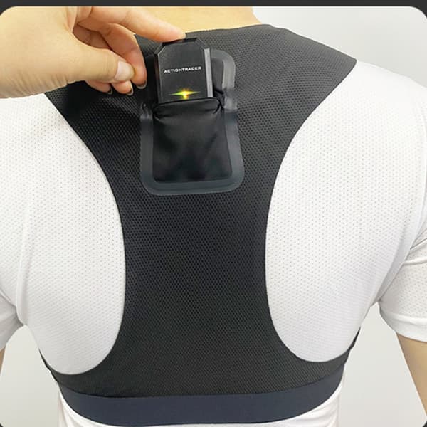 GPS-tracker vest til fodbold - sensorlomme og stabil pasform til holds træning, åndbar polyester, sort, str. M-XXL L L