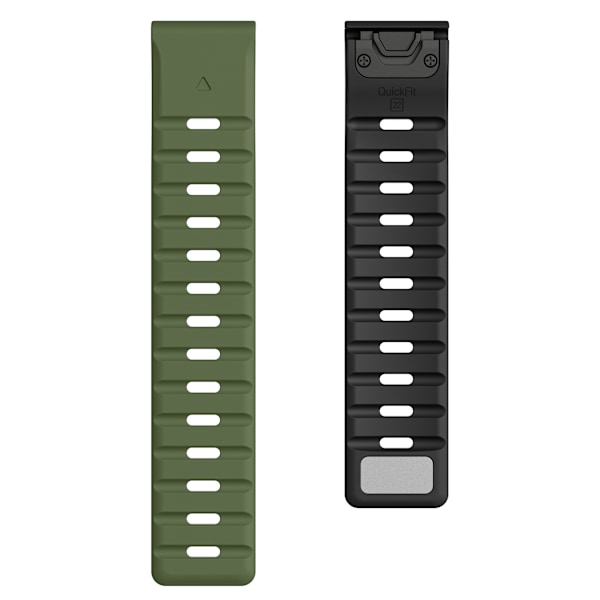 Garmin N54 Norman magnetisk urrem Sort + Grøn 26 mm